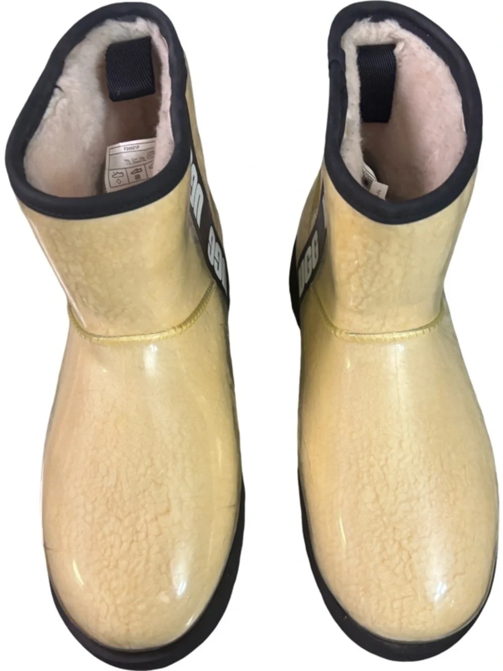 UGG AVA CLEAR RAIN BOOT SIZE 10